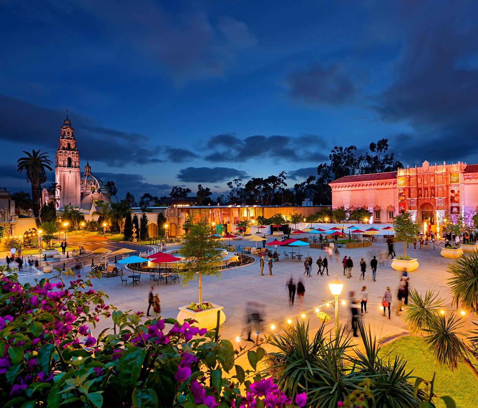 The iconic California Tower in Balboa Park, San Diego