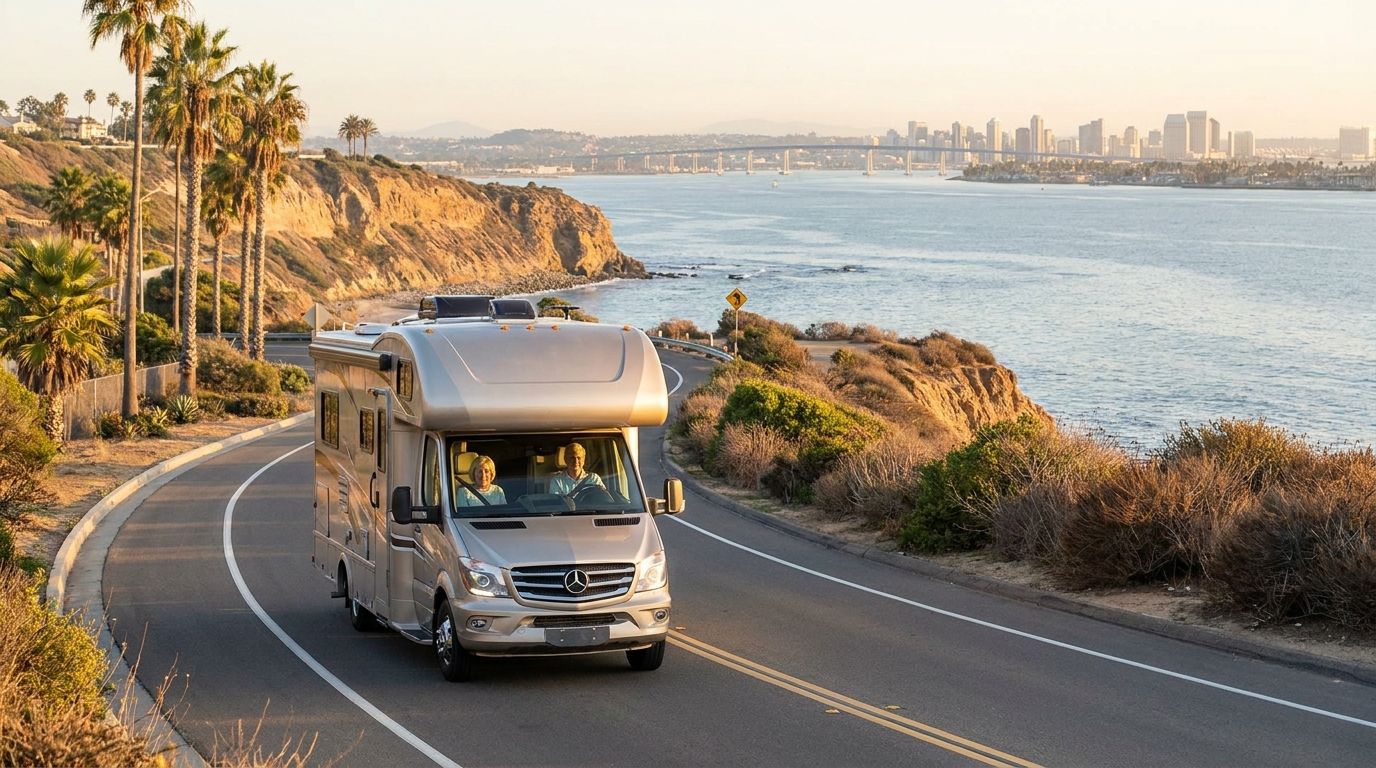 RV Driving in San Diego for Seniors - Comfort Routes 2026