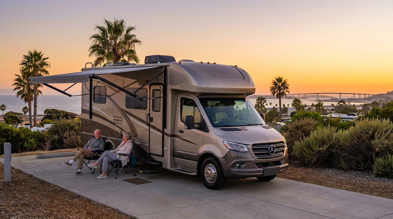 RV Camping in San Diego for Seniors - Comfort Sites 2026