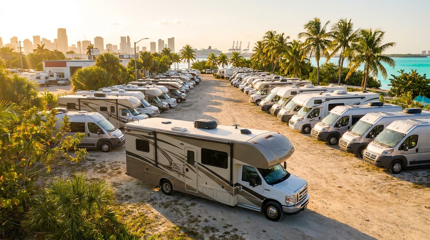 Airport RV Pickup Tips for Miami - Fly and Drive Guide 2026
