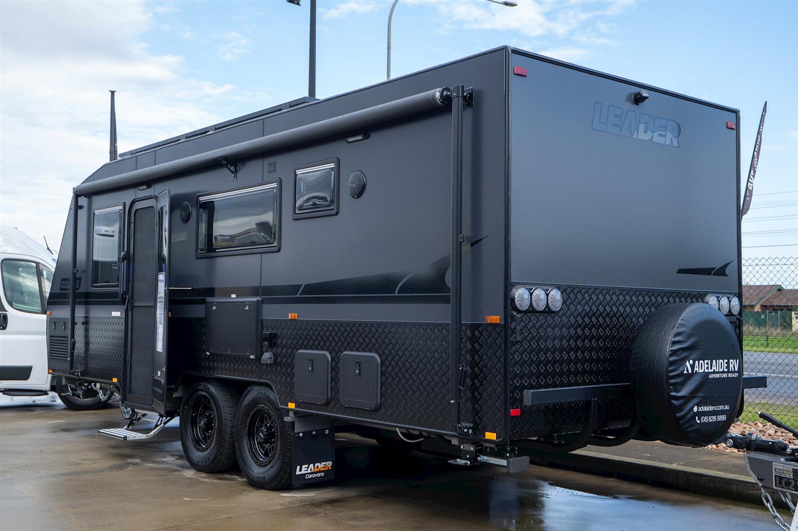 Interior of a modern rented motorhome ready for an Adelaide trip