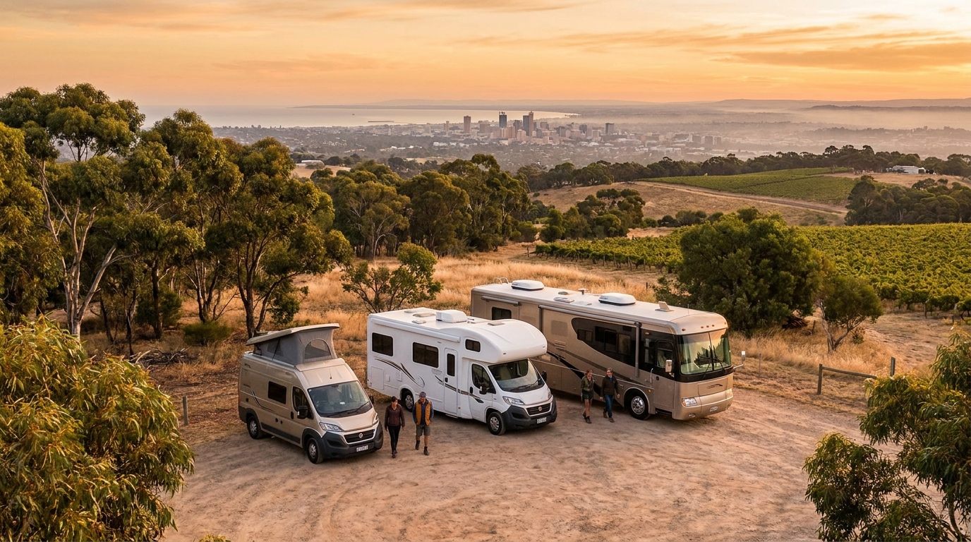 RV Rental Comparison in Adelaide - Suppliers and Vehicles 2026