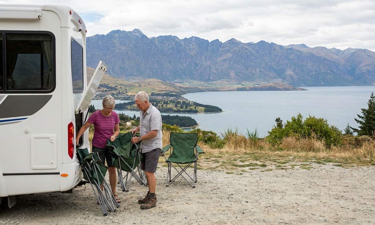 Podróż kamperem w Queenstown