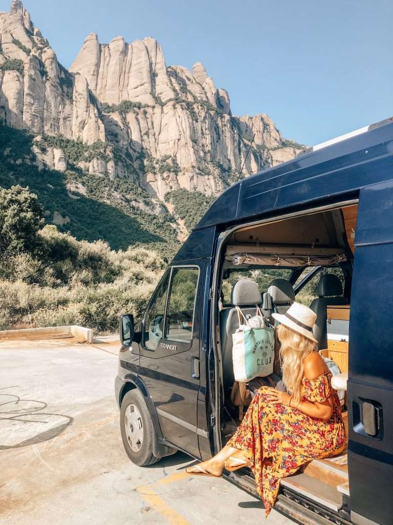 A modern Class C motorhome ready for a road trip from Amsterdam.