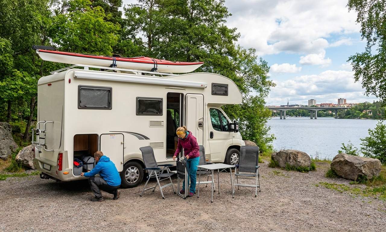 RV travel section-1 for Stockholm