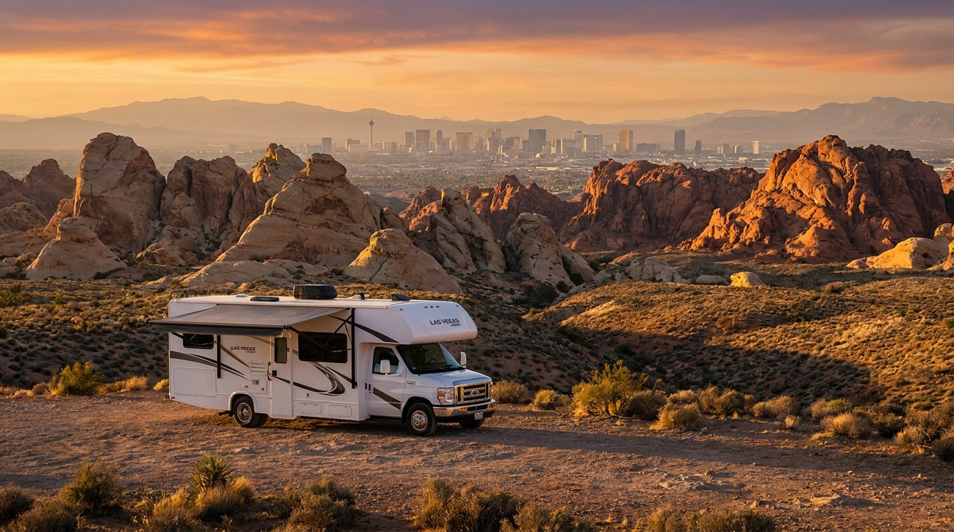 Rv Rental in Motorhome camper Las Vegas rent caravan vacation rv rent Las Vegas