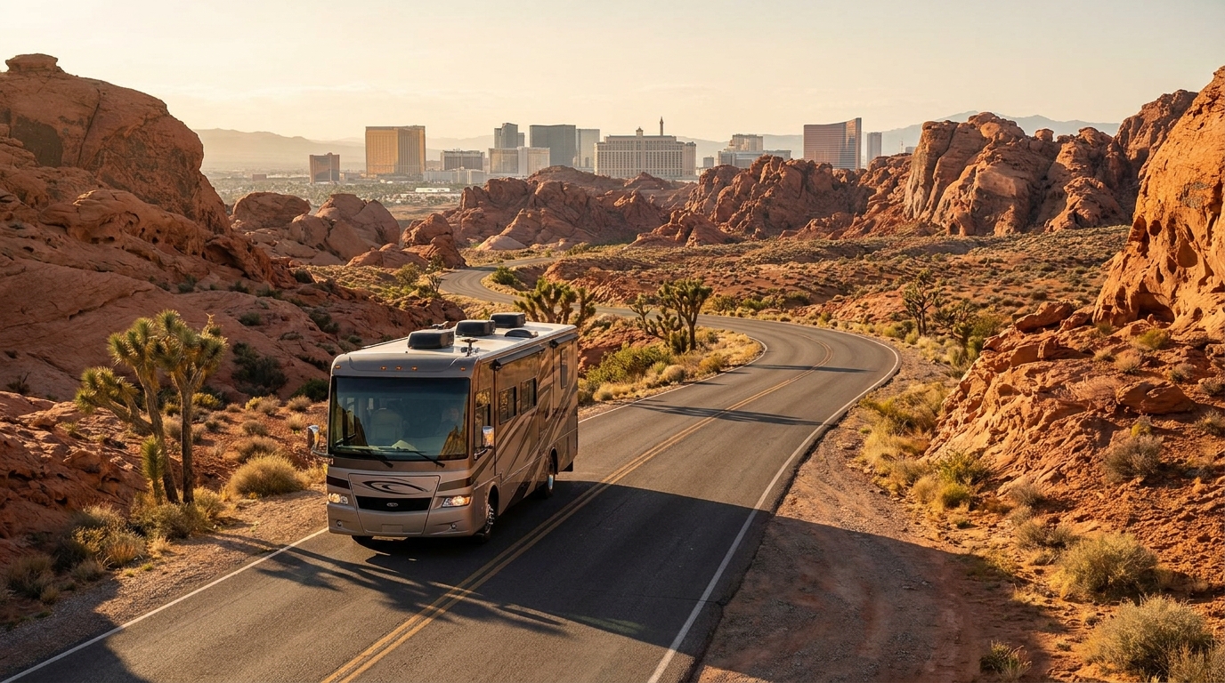 Long-Term RV Driving in Las Vegas - Monthly Routes 2026