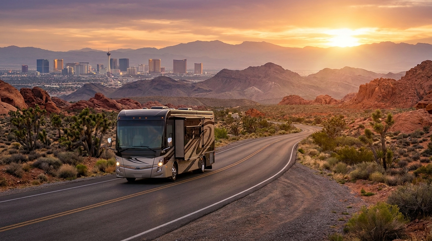 Luxury RV Driving in Las Vegas - Scenic Routes 2026