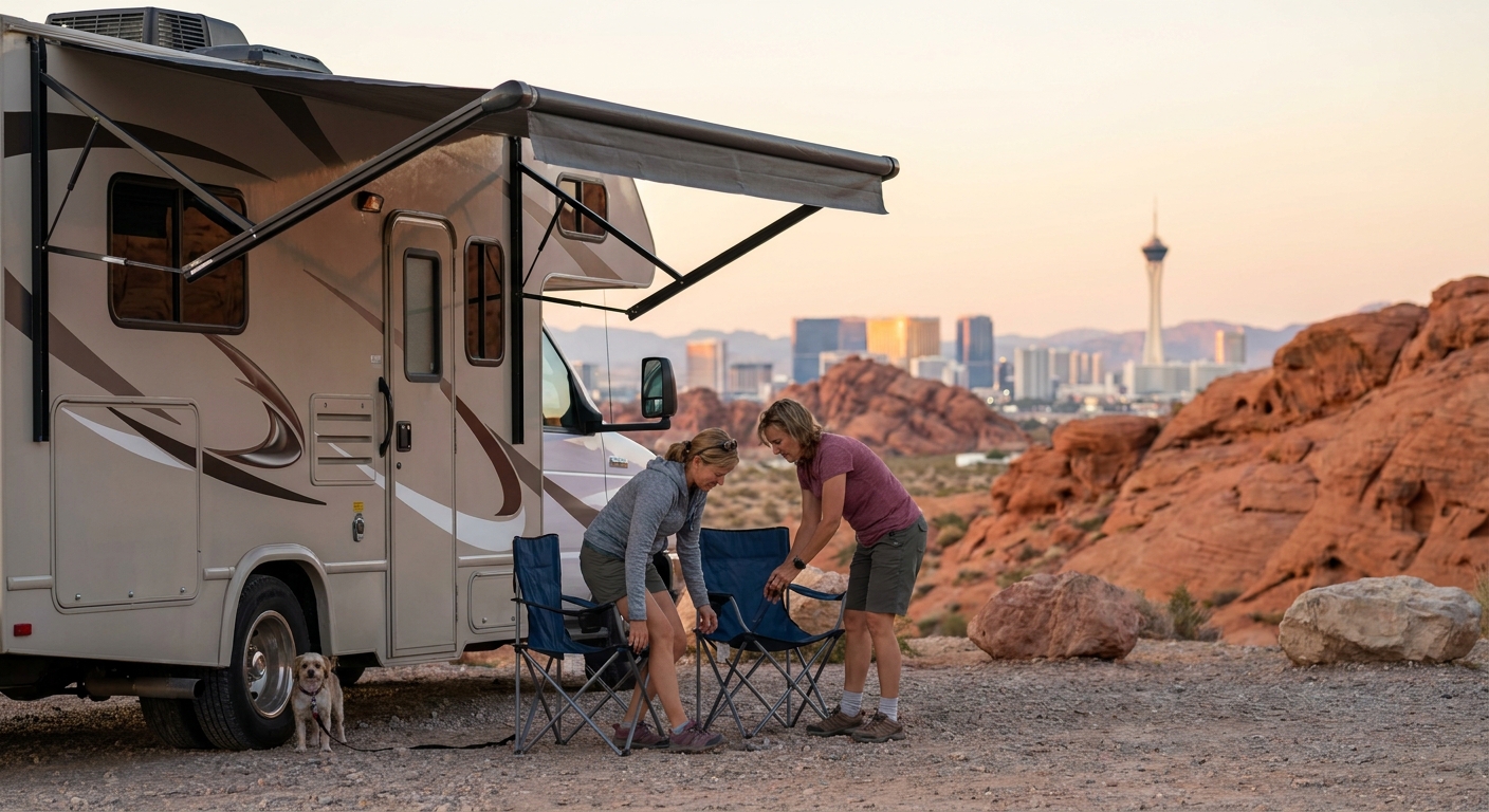 RV travel section-1 for Las Vegas