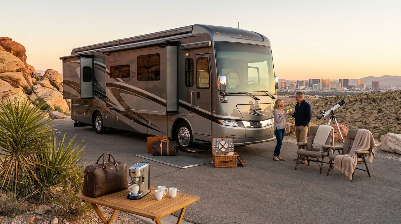 Luxury RV Tips for Las Vegas - Premium Travel 2026