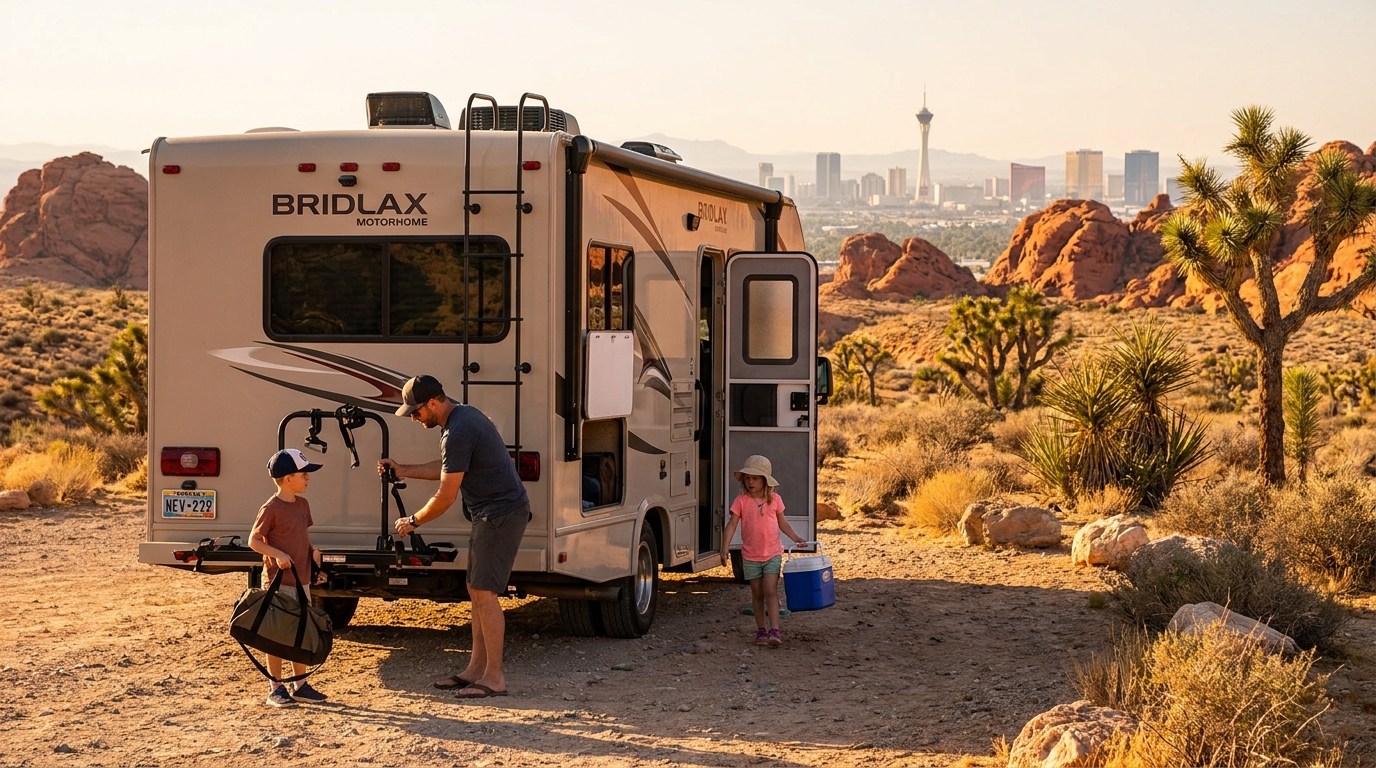 Family RV Tips for Las Vegas - Travel with Kids 2026