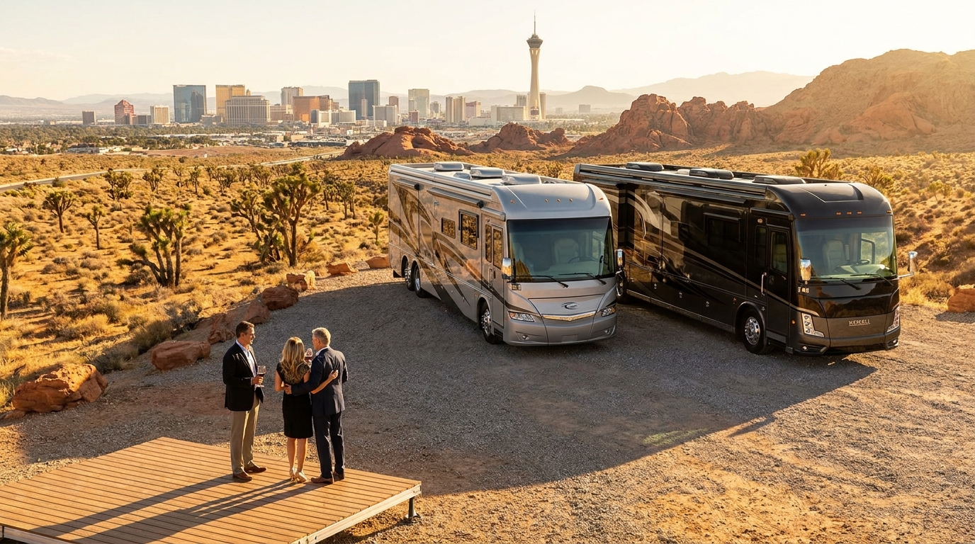 Luxury RV Rental Comparison in Las Vegas - Premium Suppliers 2026