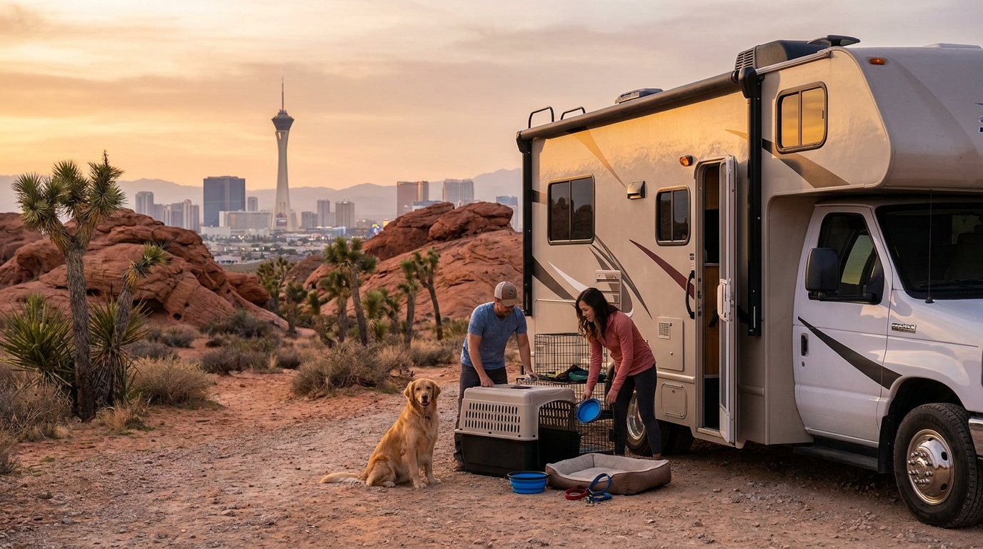 Pet-Friendly RV Tips for Las Vegas - Travel with Pets 2026