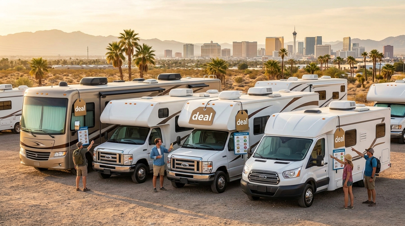 RV Rental Deals Comparison in Las Vegas - Best Offers 2026