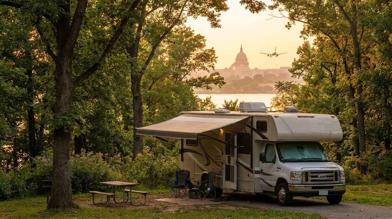 Driving an RV From Washington DC Airport - Routes 2026
