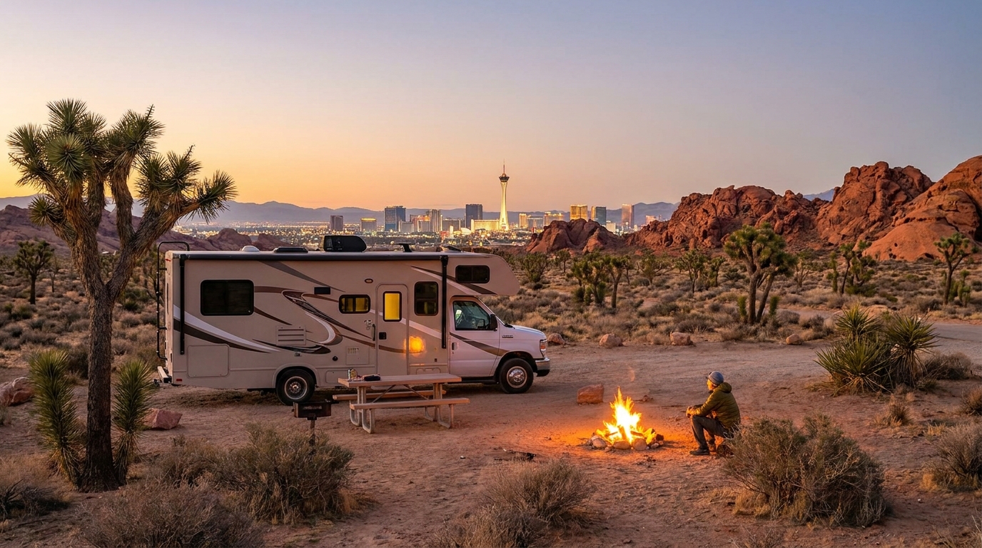 RV Camping for One-Way Trips in Las Vegas 2026