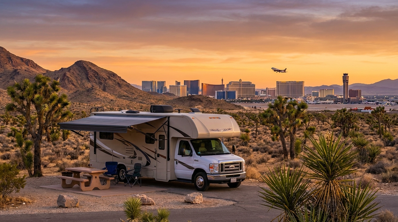 RV Camping Near Las Vegas Airport - Closest Sites 2026