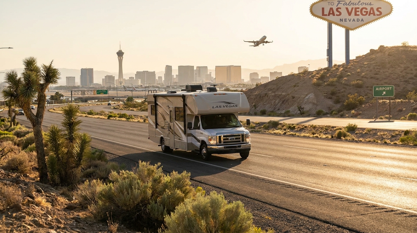 RV Itinerary From Las Vegas Airport - Pickup to Road 2026