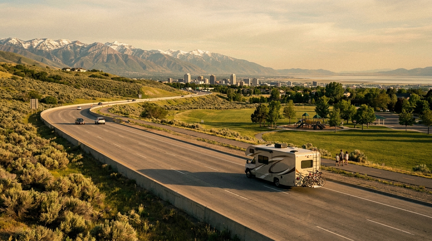 Family RV Driving in Salt Lake City - Safe Routes 2026