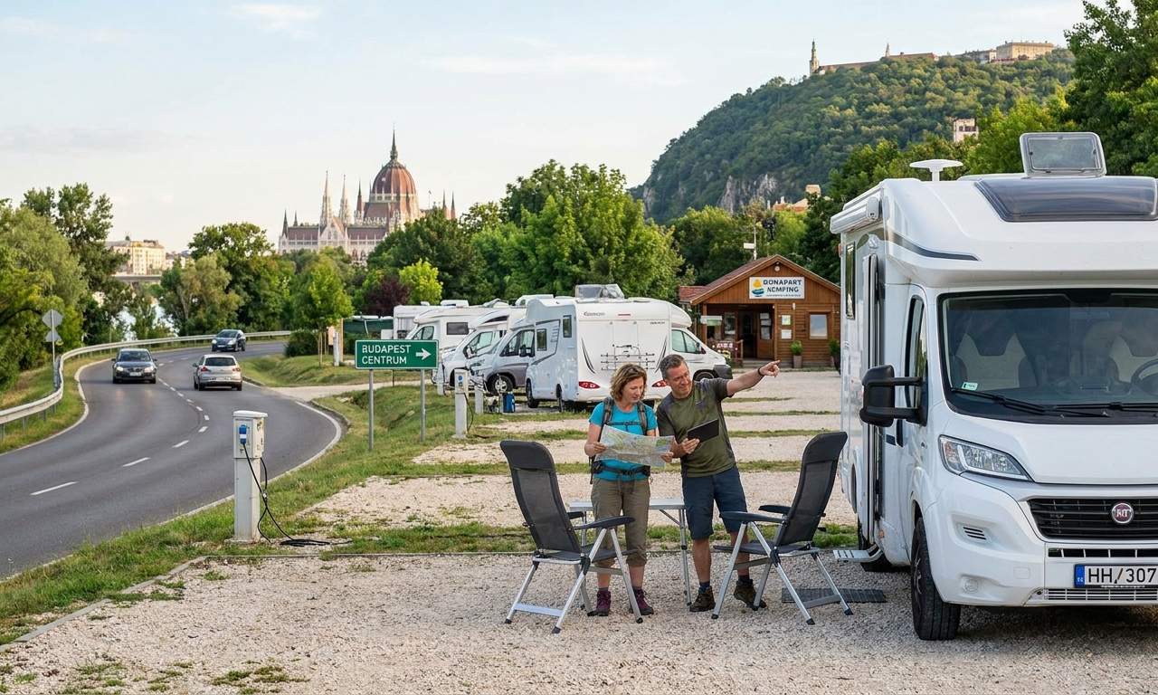 RV travel section-1 for Budapest