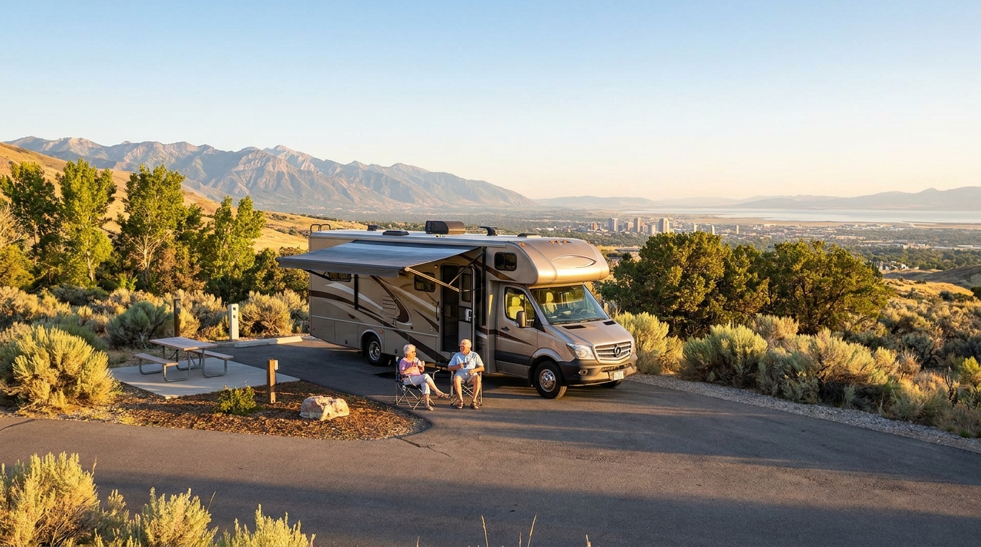 RV Camping in Salt Lake City for Seniors - Comfort Sites 2026