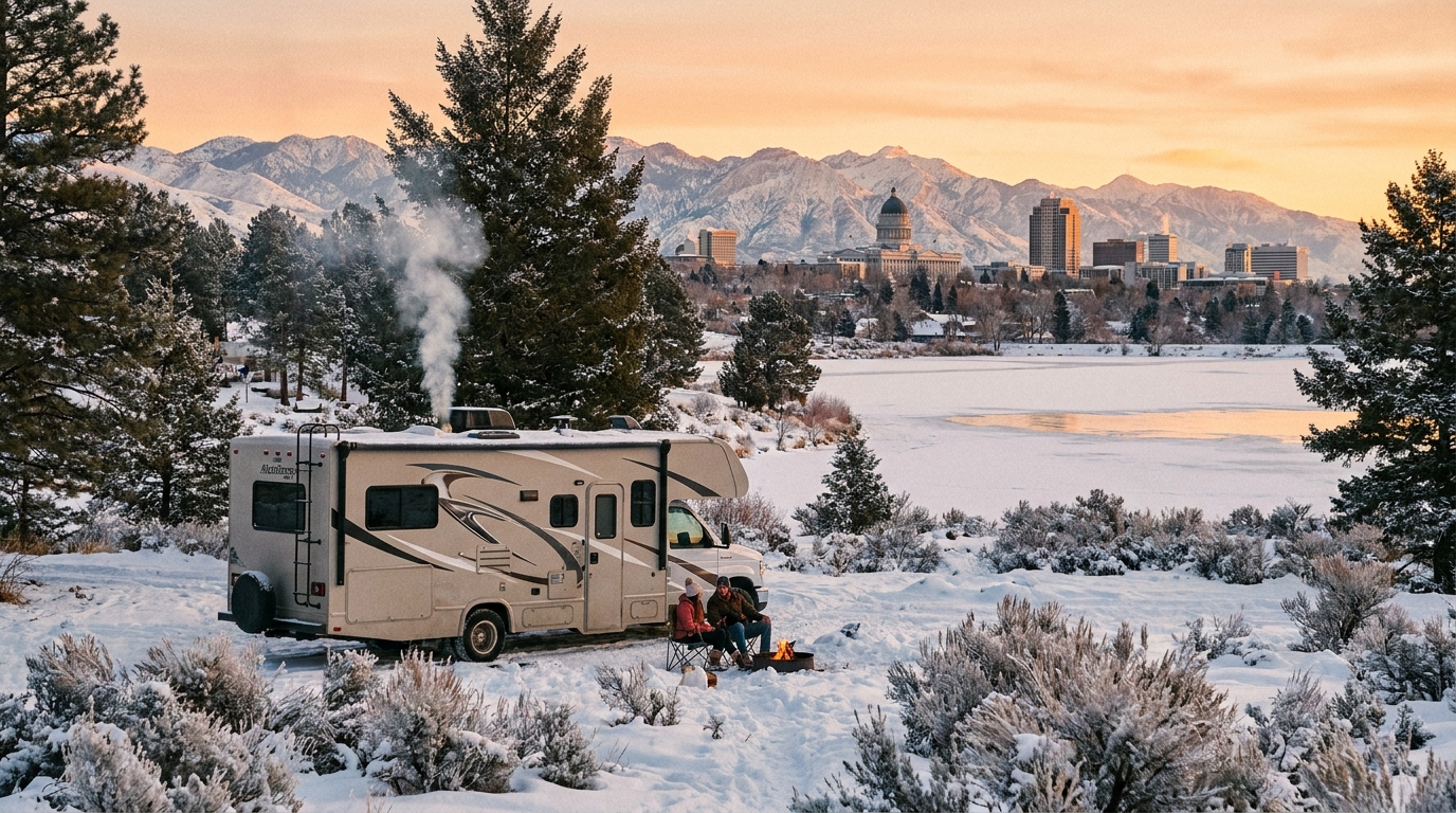Winter RV Camping in Salt Lake City - Heated Sites 2026
