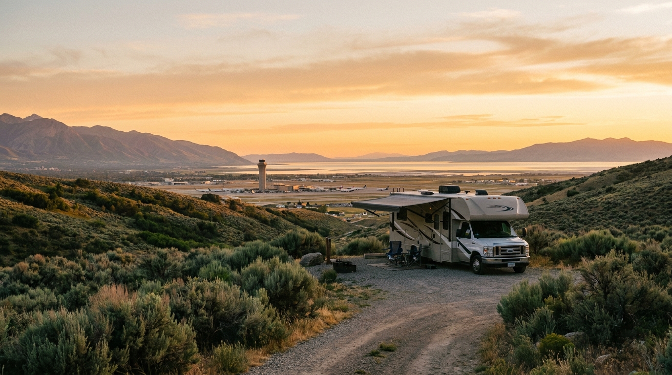 RV Camping Near Salt Lake City Airport - Closest Sites 2026