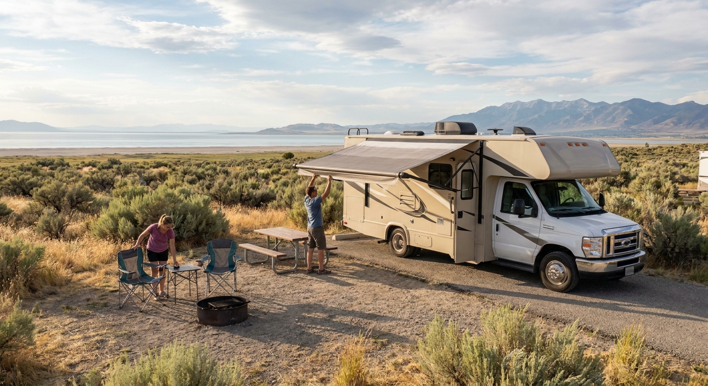 A cozy Class B campervan perfect for a couple's trip in Salt Lake City