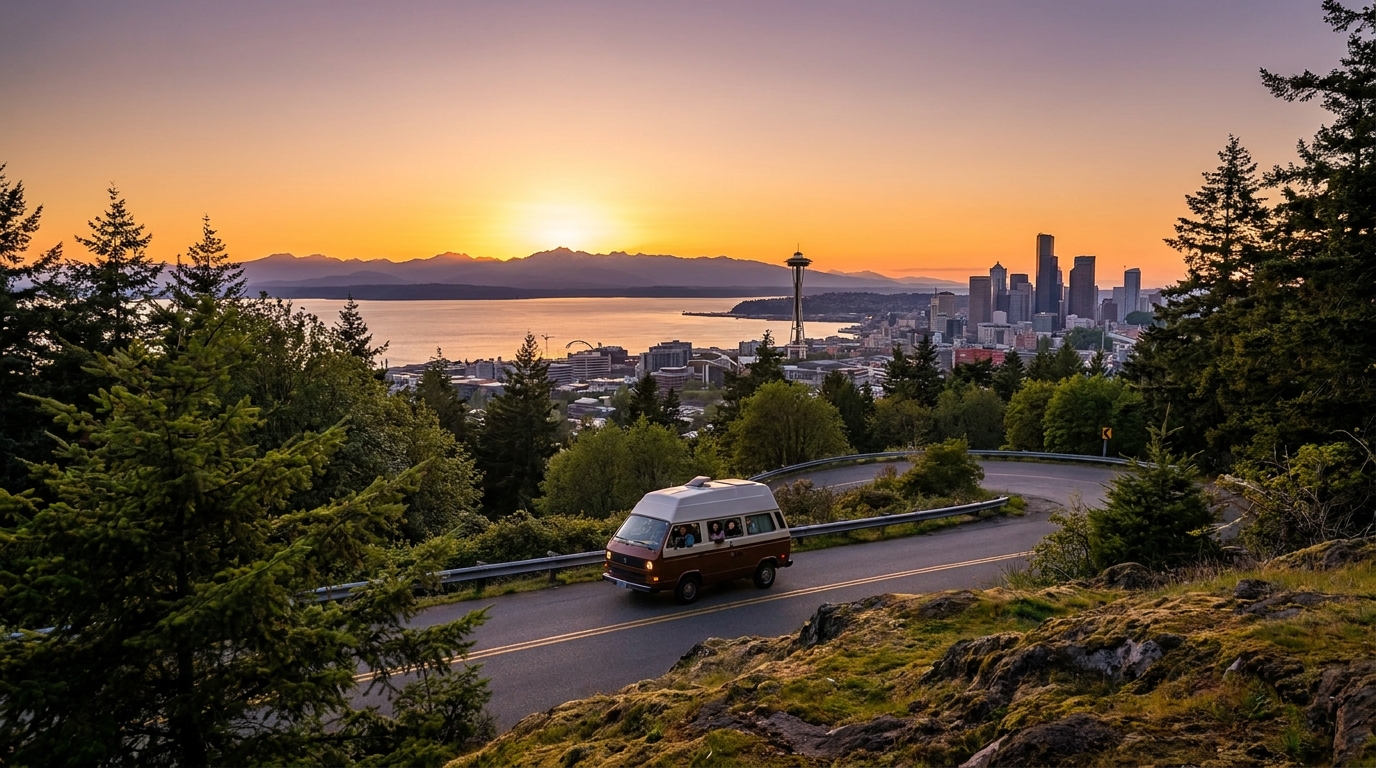 Romantic RV Driving in Seattle - Couples Routes 2026