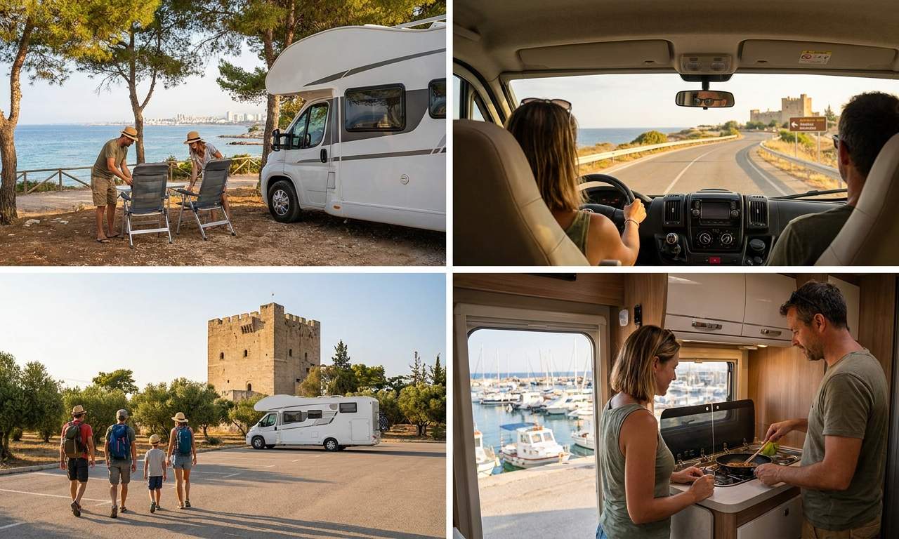 Podróż kamperem sekcja-1 dla Limassol