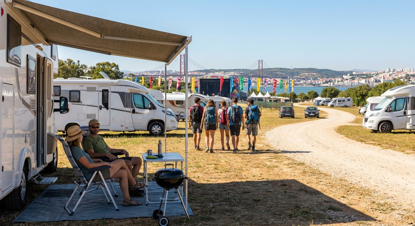 RV travel section-1 for Lisbon (to participate in festivals)
