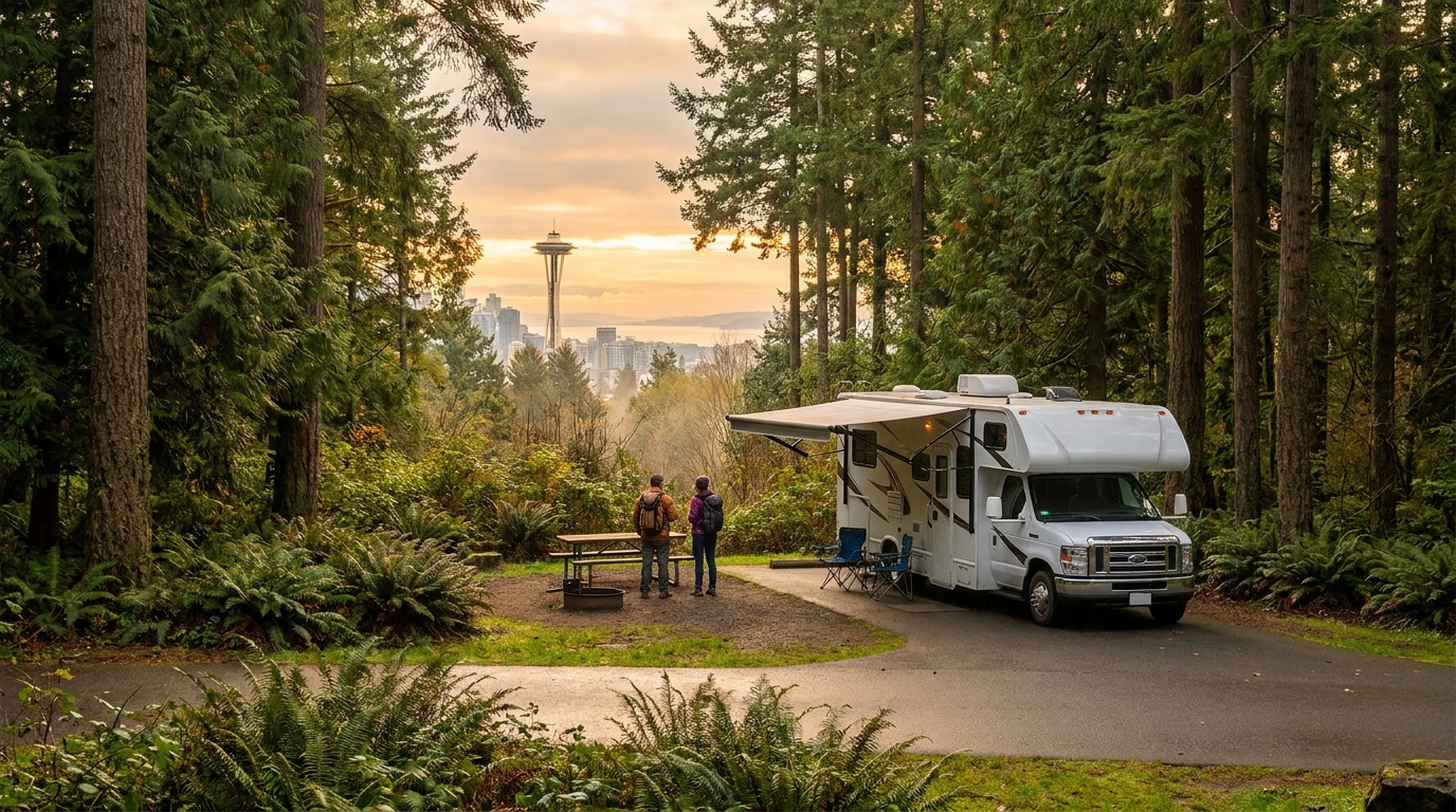 First-Time RV Camping in Seattle - Beginners Guide 2026