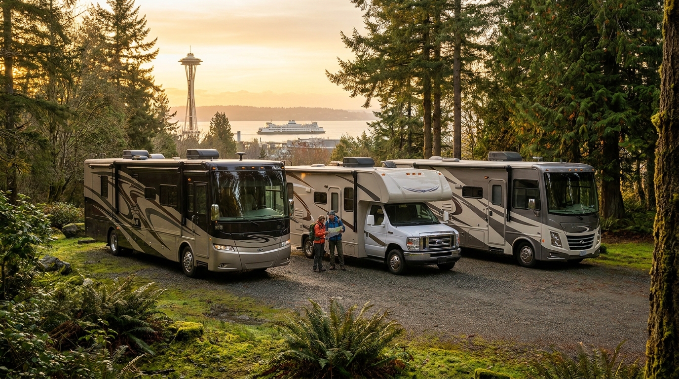 Weekly RV Rental Comparison in Seattle - 7-Day Suppliers 2026