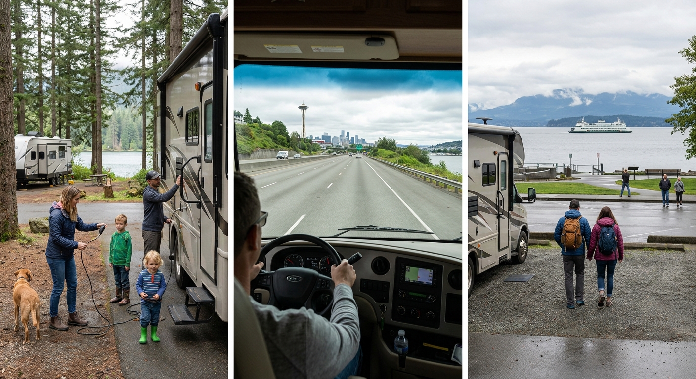 RV camping options near Seattle