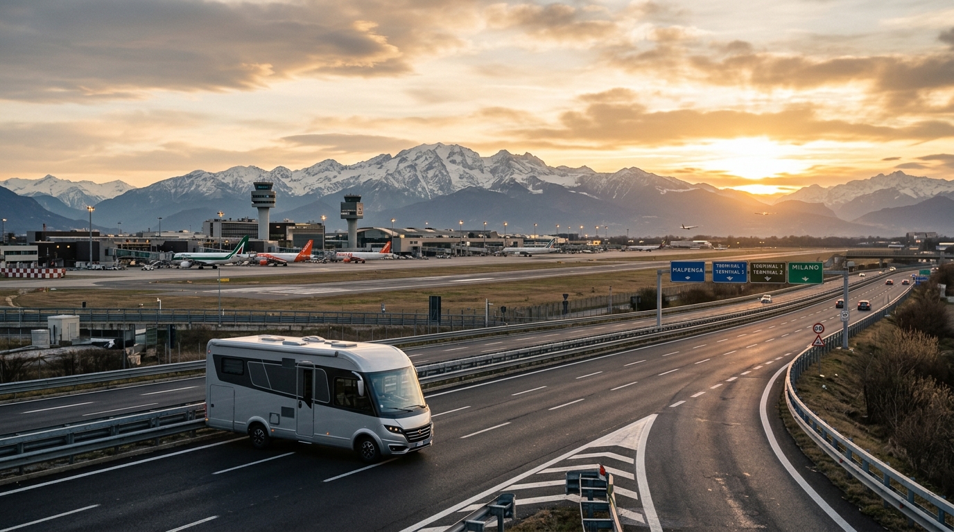 RV rental in Milano - Malpensa Airport