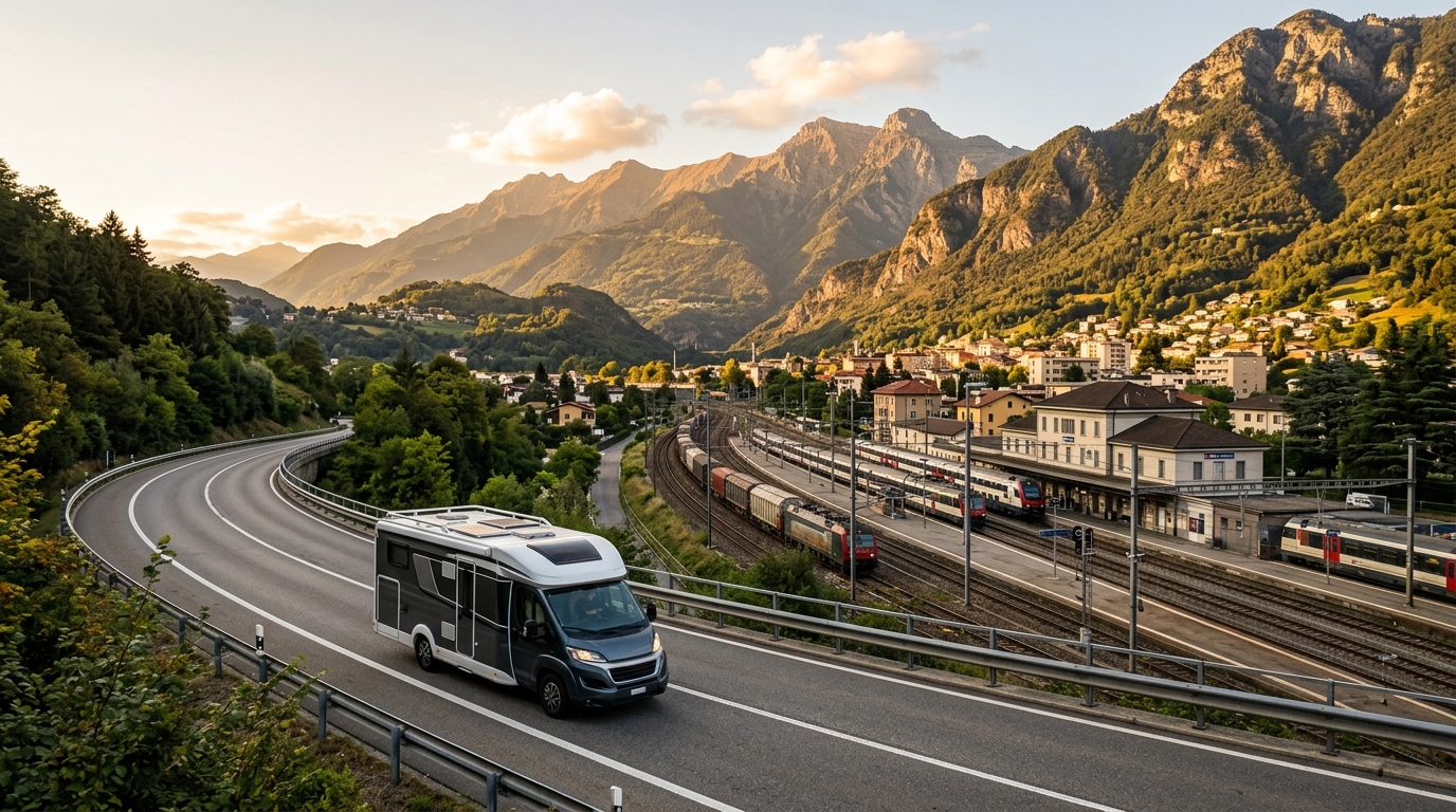 RV rental in Chiasso - Train Station