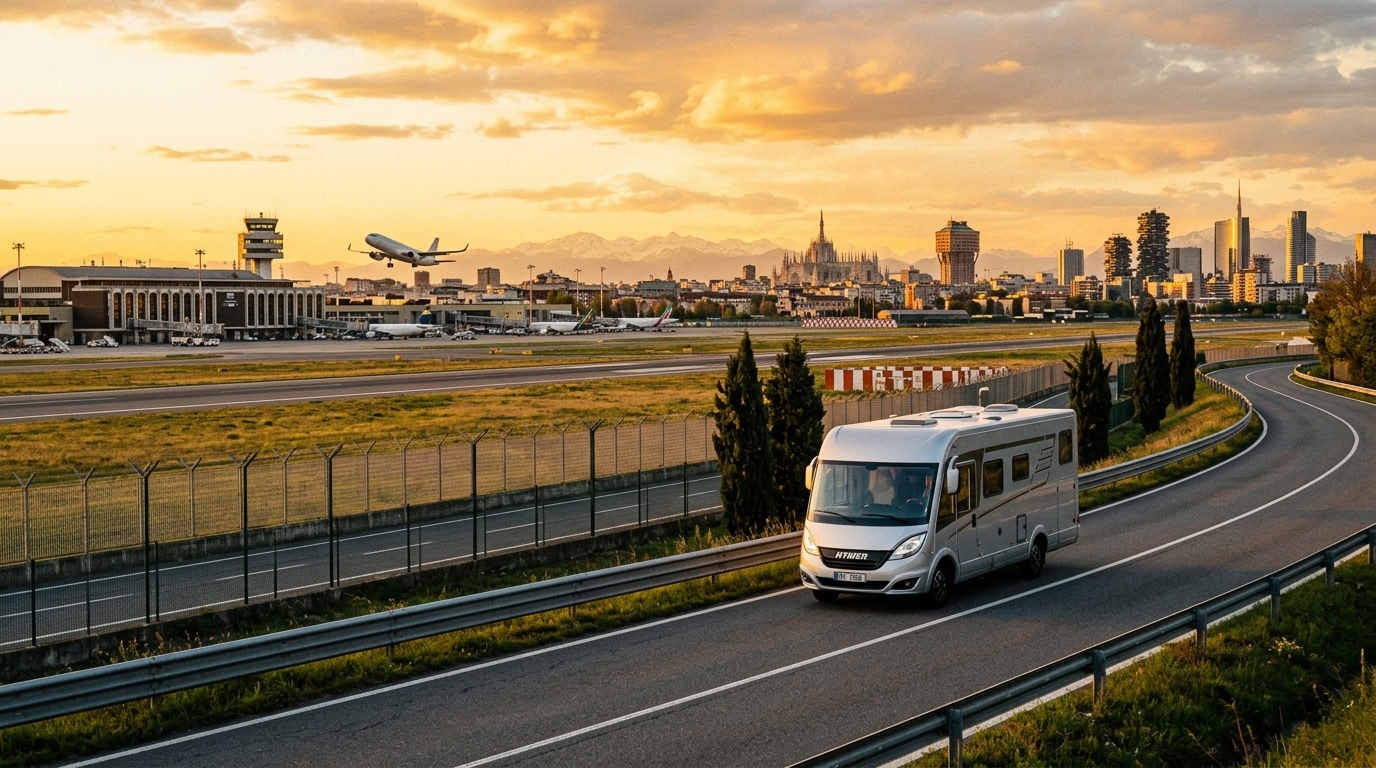 RV rental in Milano - Linate airport