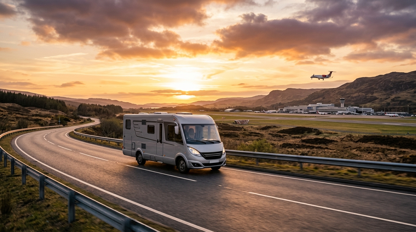 RV rental in Glasgow - Airport