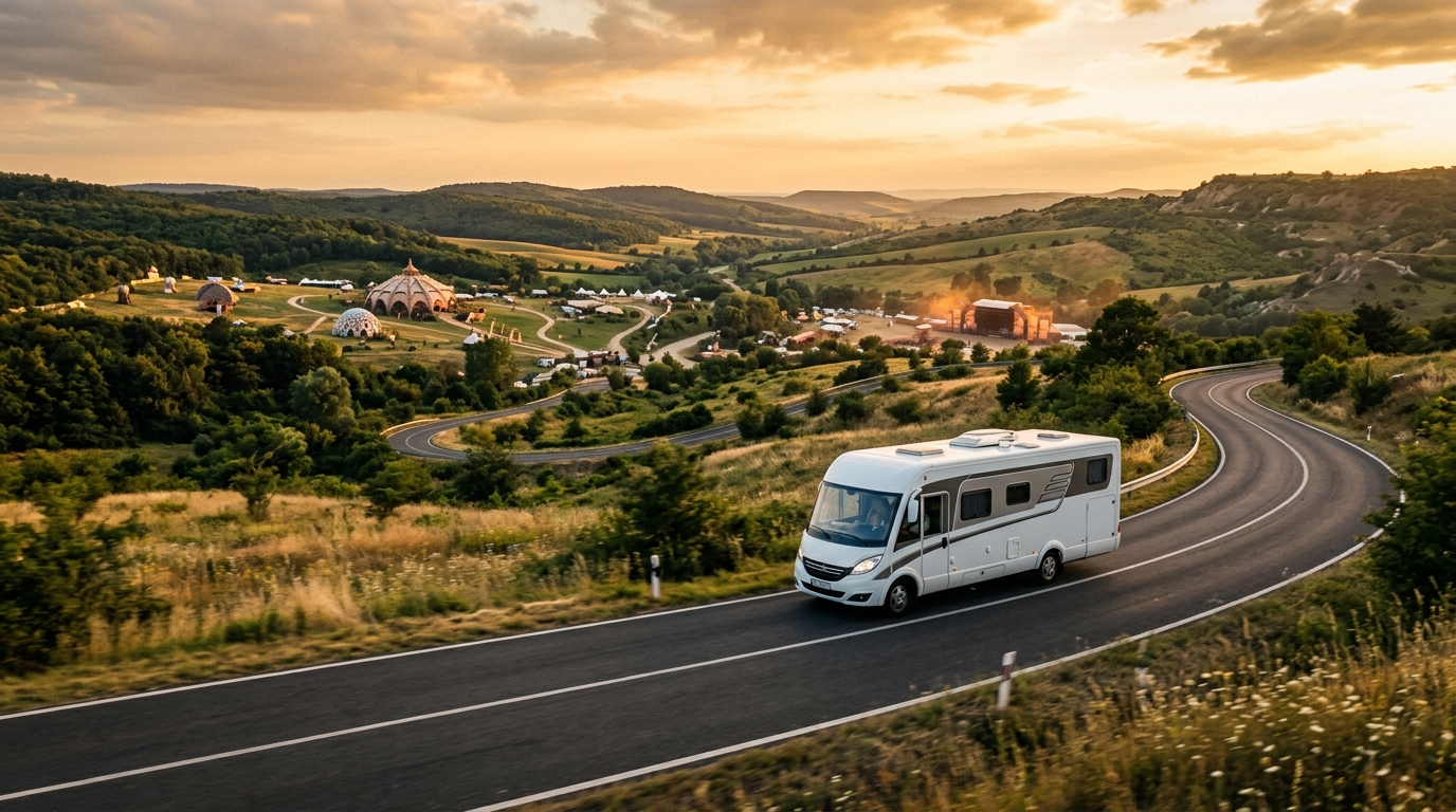 RV rental in Budapest - Ozora Festival