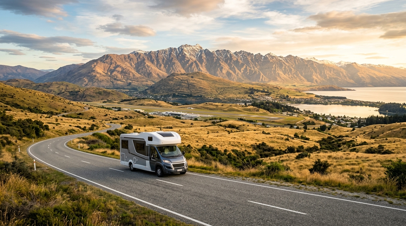 RV rental in Queenstown - Airport