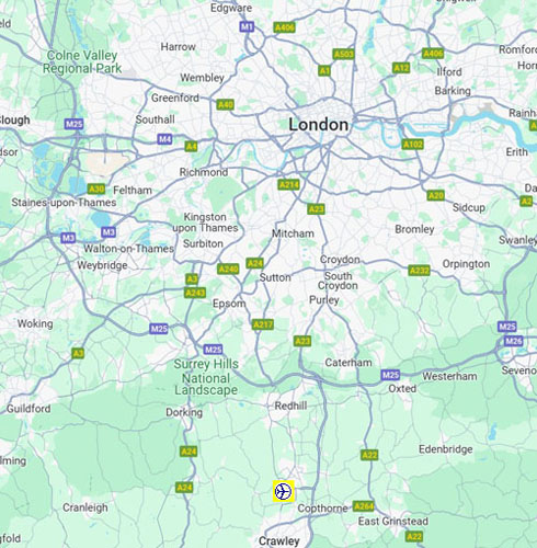 RV Rental Center  - Anywhere Campers  - London - Gatwick Airport