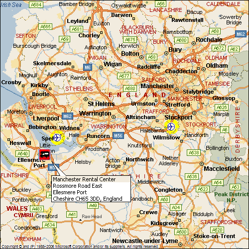 RV Rental Center  - Touring Cars NL  - Manchester - Drop Off location only