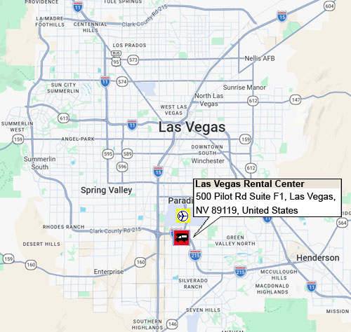RV Rental Center  - Blacksford USA  - Las Vegas LAS area