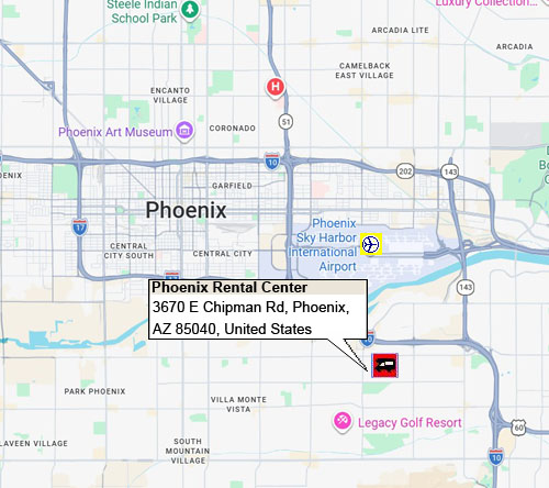 RV Rental Center  - Blacksford USA  - Phoenix PHX area