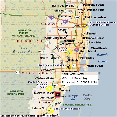 RV Rental Center  - Cruise America - Miami MIA area