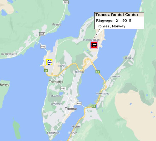 RV Rental Center  - Touring Cars FIN  - Tromsø - Drop Off location only